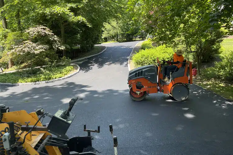 Asphalt paving project