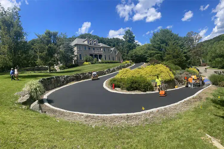 Asphalt paving project