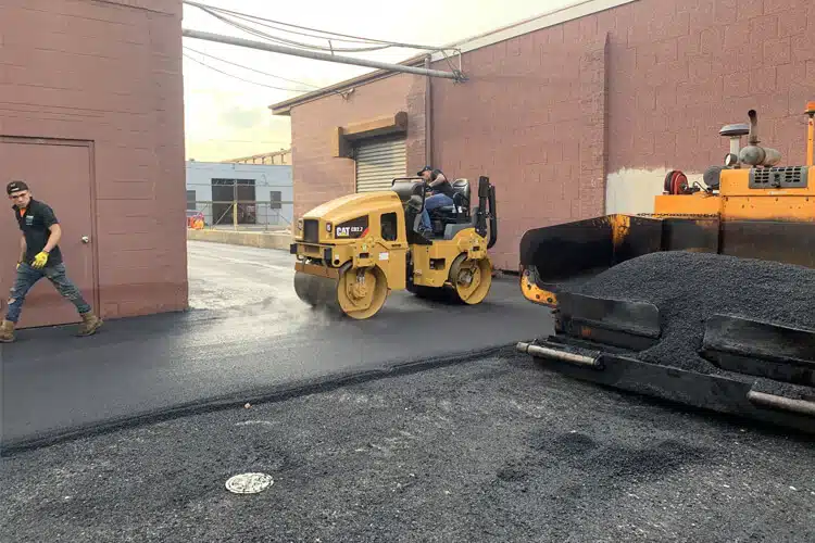 Asphalt paving project