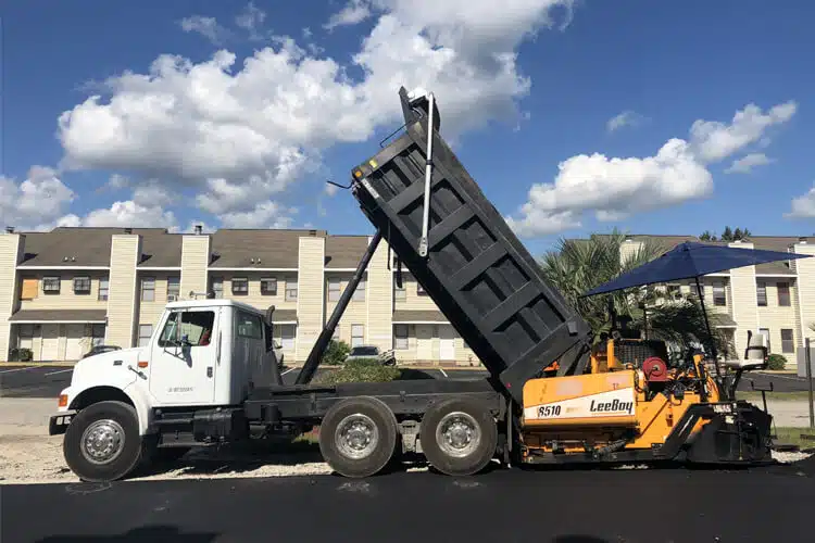 Asphalt paving project