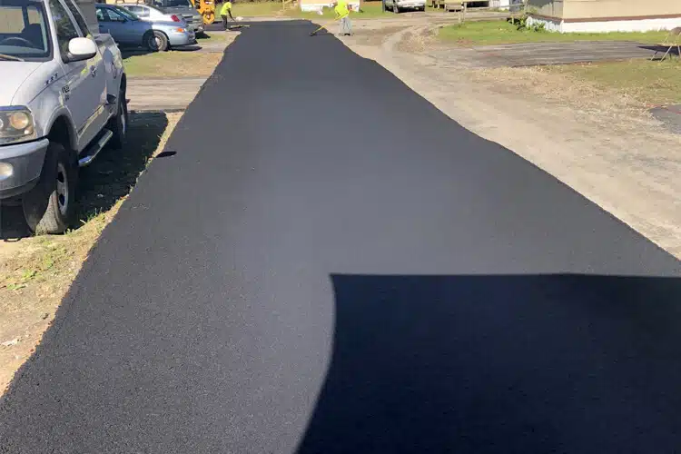 Asphalt paving project