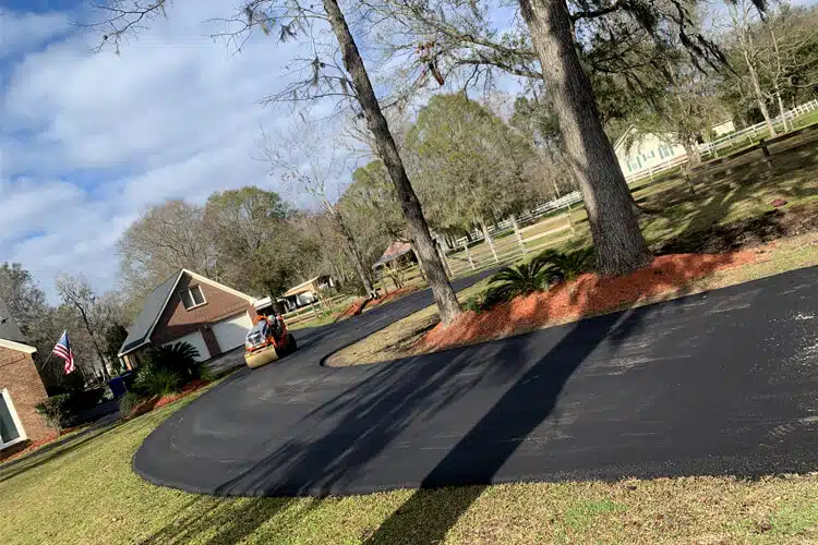 Asphalt paving project