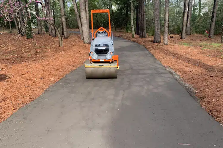 Premier Asphalt Services crew working in Central Florida