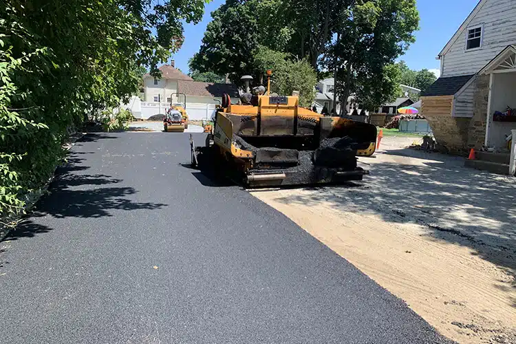 Asphalt paving project