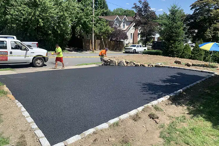 Asphalt paving project