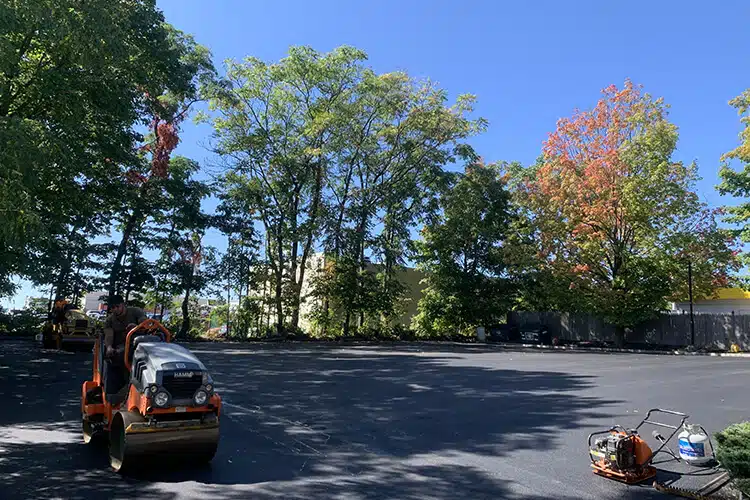 Asphalt paving project