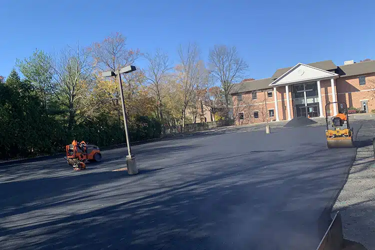Asphalt paving project