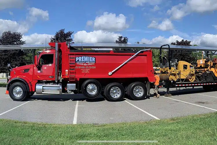 Asphalt paving project