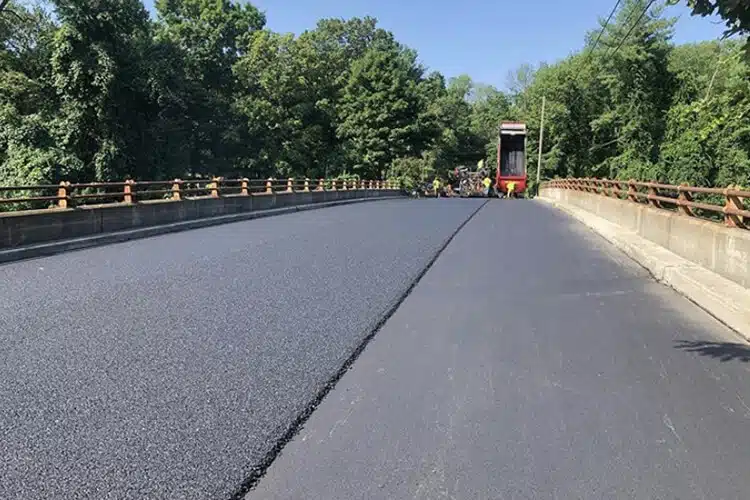 Asphalt paving project